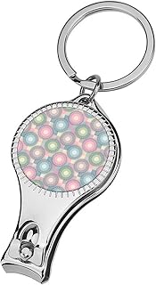 Colorful Circles Small and Stylish Nail Clipp...