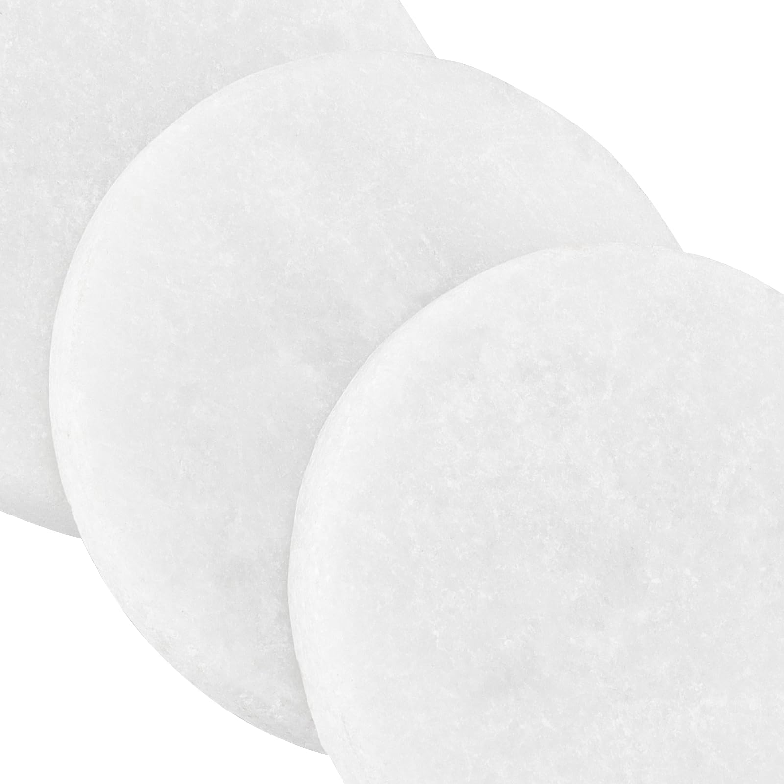 MOUYAT 25 pietre rotonde bianche da 6,3 cm per pittura, grandi pietre piatte spesse 8 mm, ciottoli lisci per dipingere mandala e gentilezza rocce, artigianato arti rupestri