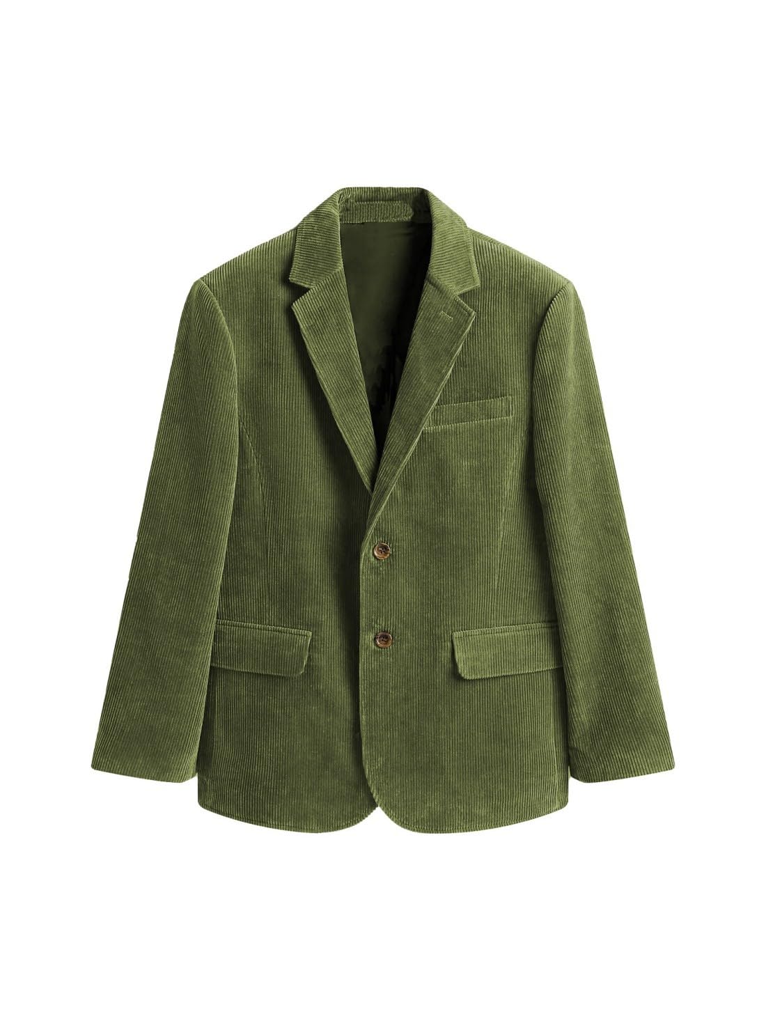 Blazer en velours côtelé pour homme - Coupe ajustée - Pour mariage - Classique - Pour le travail et le dîner