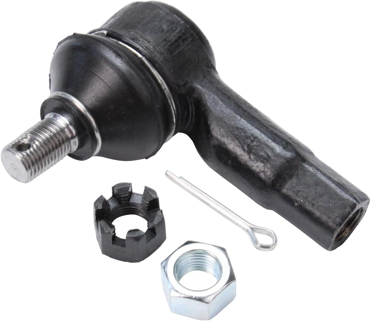 Detroit Axle - Pair (2) Front Outer Tie Rod Ends Replacement for 1995-2002 Suzuki Esteem - [1996-1997 Suzuki Swift]