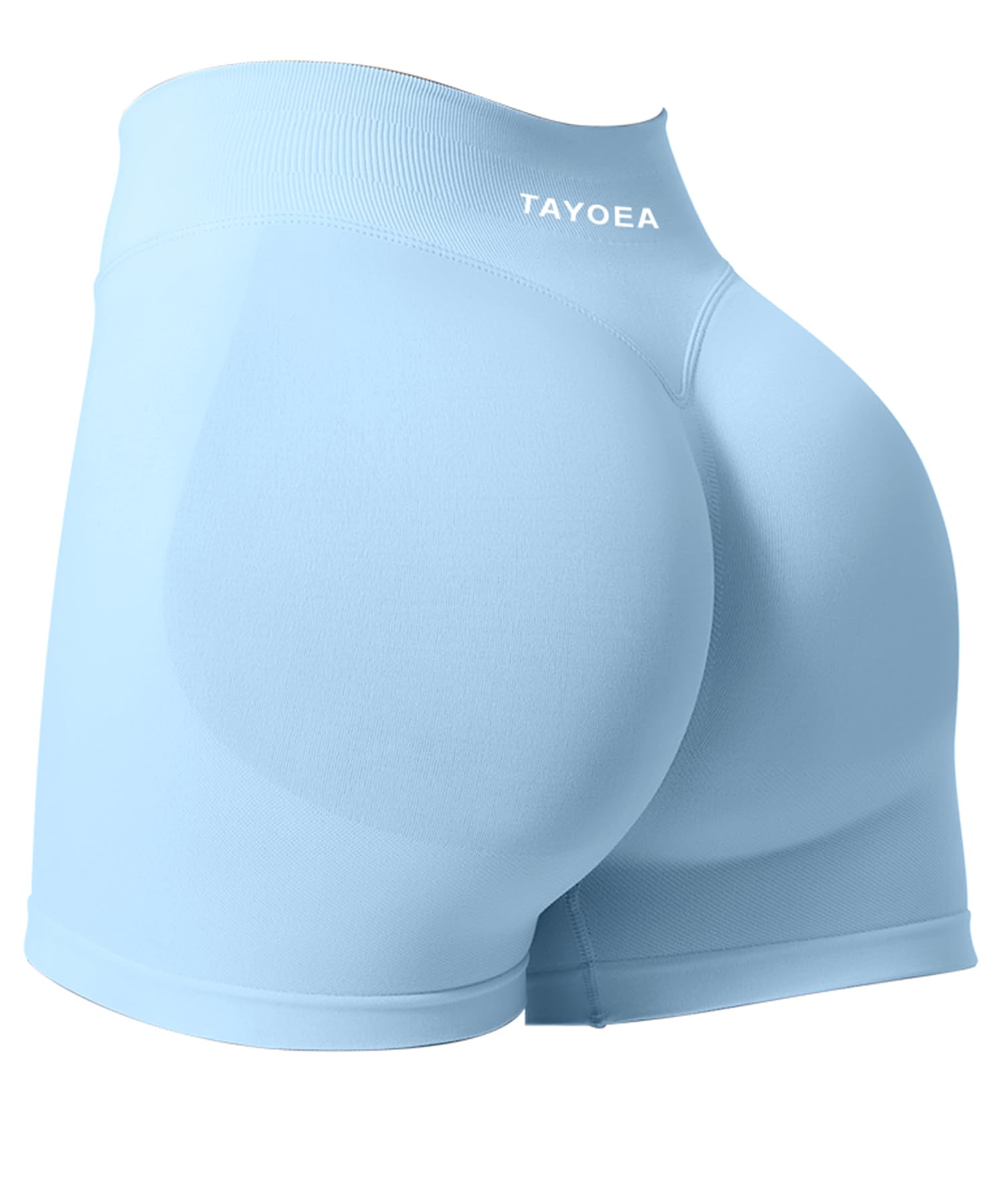 TAYOEA Sport Shorts Damen Scrunch Kurze Sporthose Push Up Kurze Leggings Butt Lifting Gym Short Nahtlose Workout Radlerhose Damen