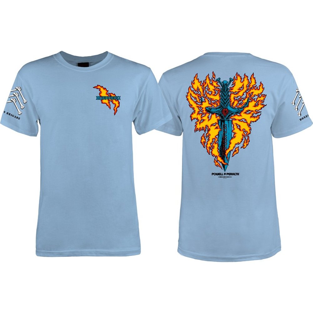 Powell-Peralta Men's Tommy Guerrero T-Shirt, Small, Light Blue