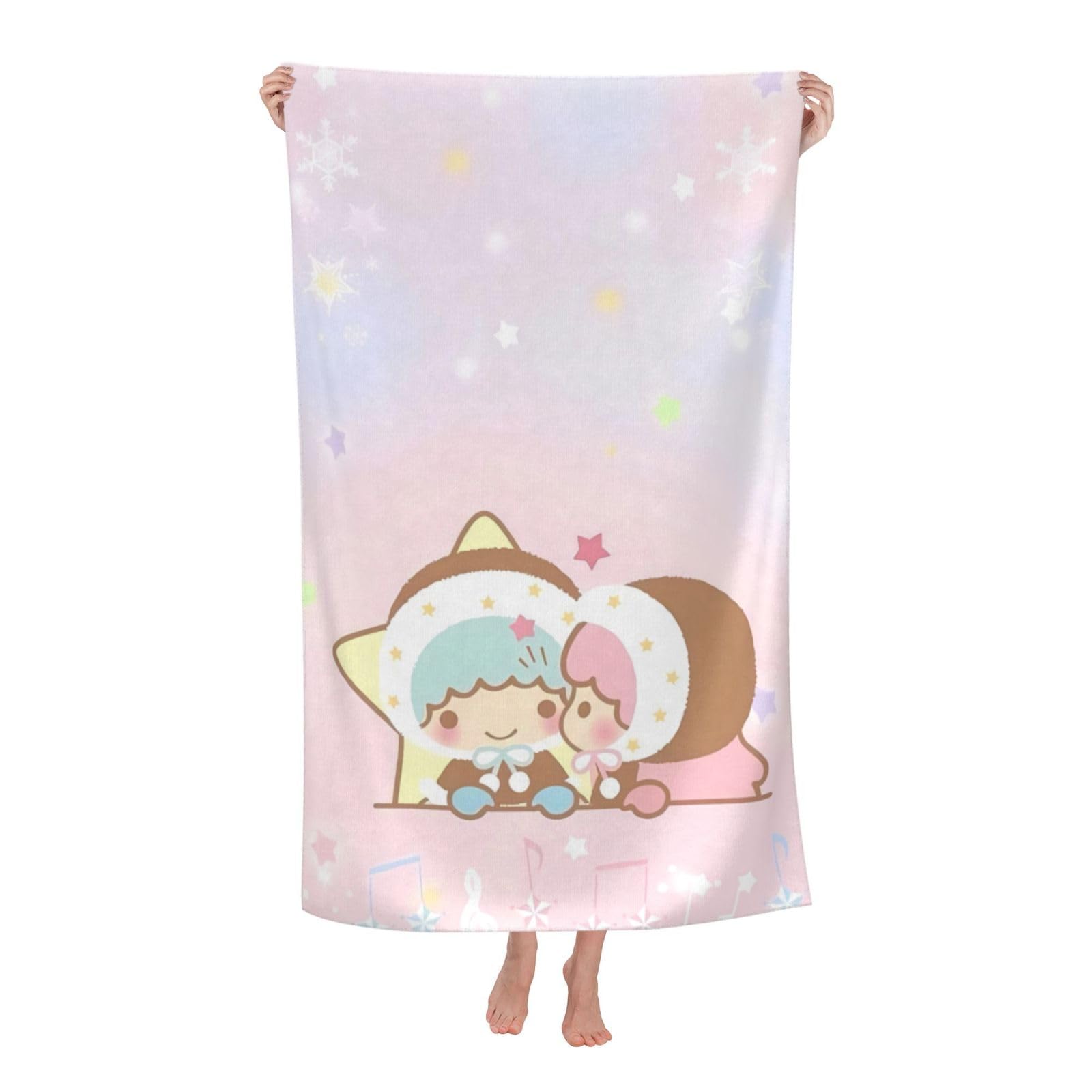 Amazon｜リトルツインスターズ キキララ バスタオル マイクロ