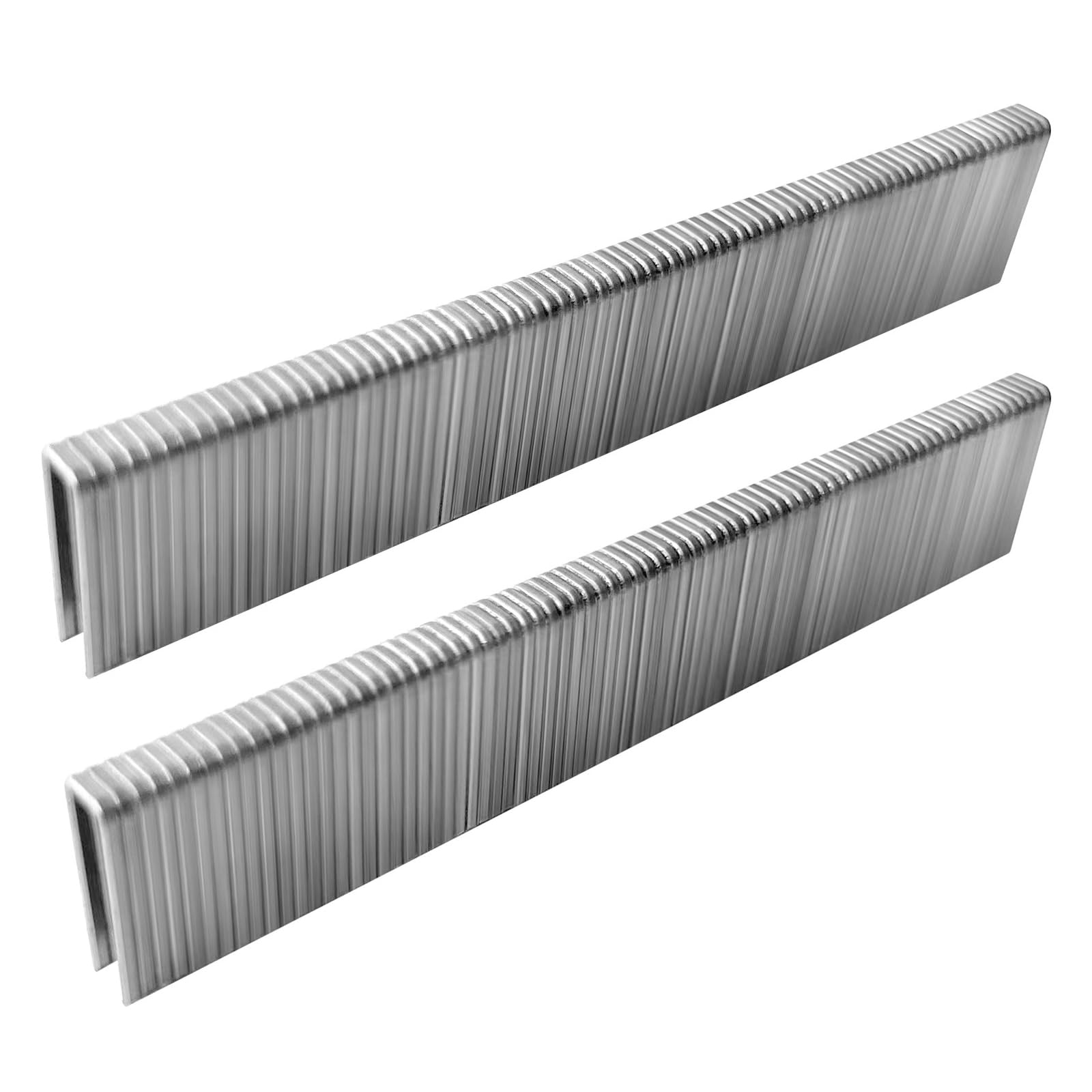 Grapas de acero inoxidable 304 de calibre 18, corona estrecha de 1/4 pulgadas, 2000 unidades, compatible con grapadoras neumáticas y eléctricas (1-1/4 pulgadas - 2000 piezas)