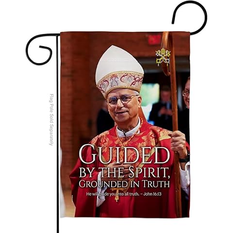 Guided by Spirit Garden Flag Memorabilia Decor Religious Yard Sign Picture Print Ha...
