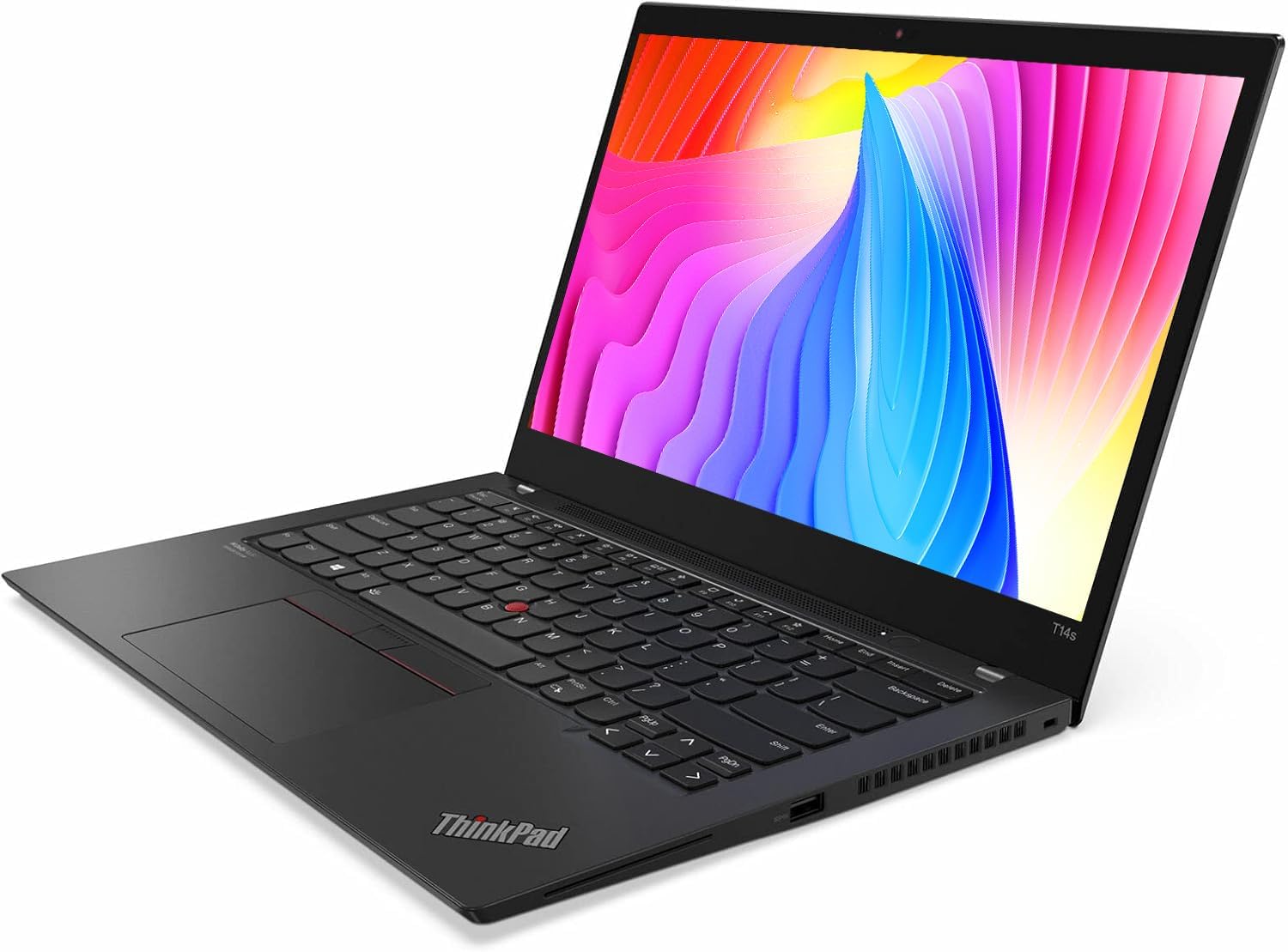 Lenovo ThinkPad T14s Gen 2 Ordinateur Portable Professionnel 14 Pouces FHD Intel Core i7-1185G7 32 Go RAM 512 Go SSD Windows 11 Pro Reconditionné