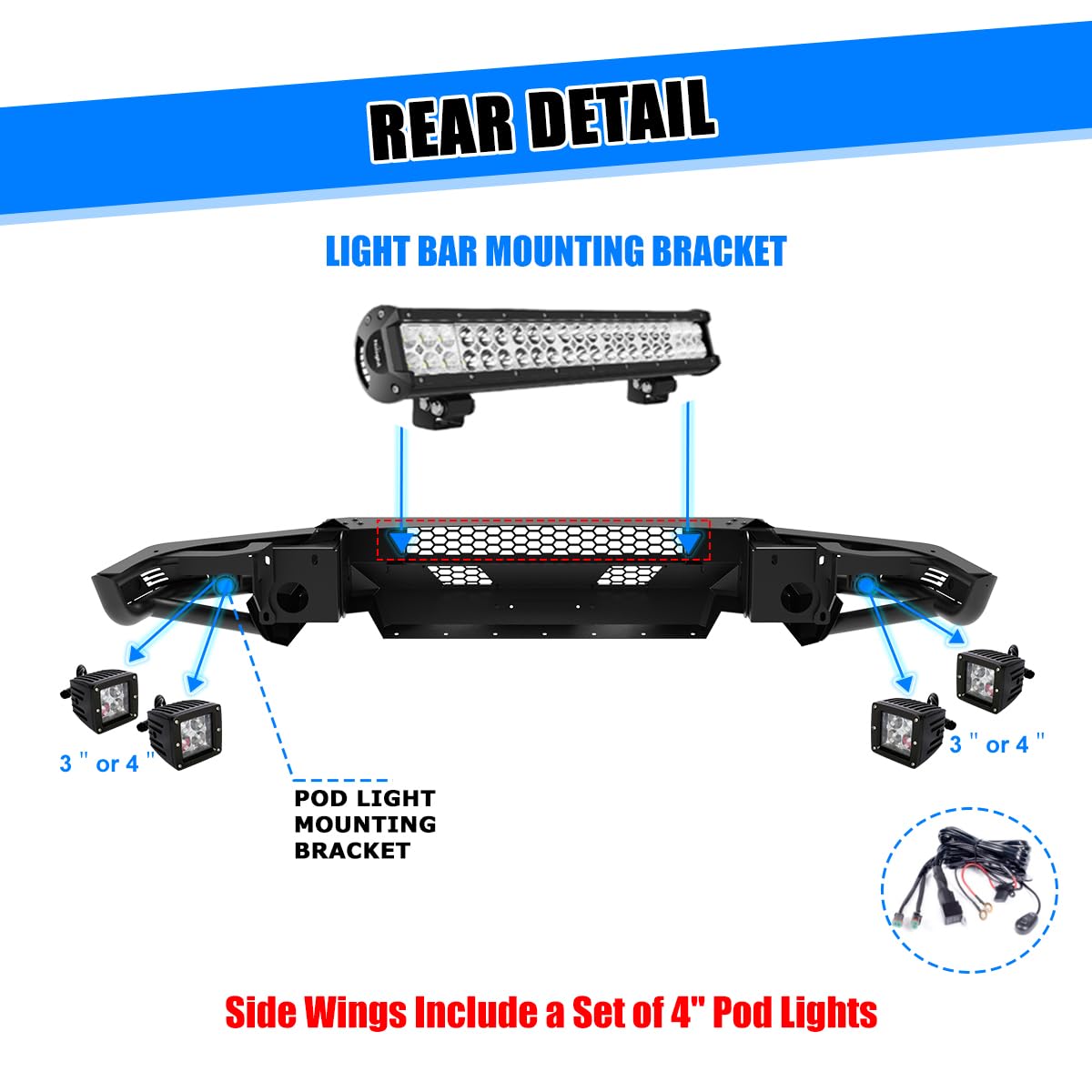 Front Bumper Compatible with Dodge Ram - Product View