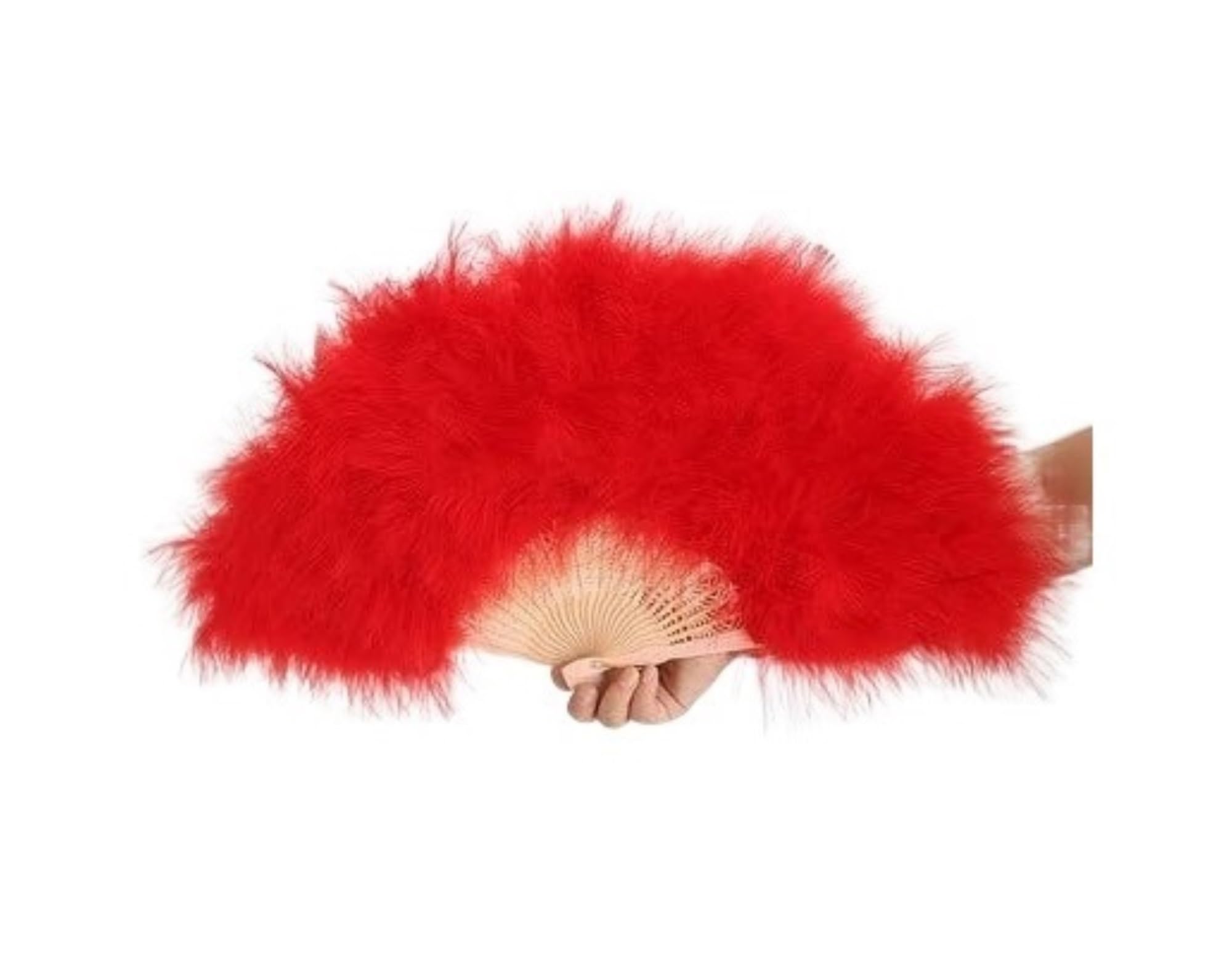SUNMME Folding Fans Hand Fans Folding Fan Chinese Feather Fan Peacock Feather Folding Hand Fan Wedding Party Dance Fan(Color : A8 53x30cm) Decorative