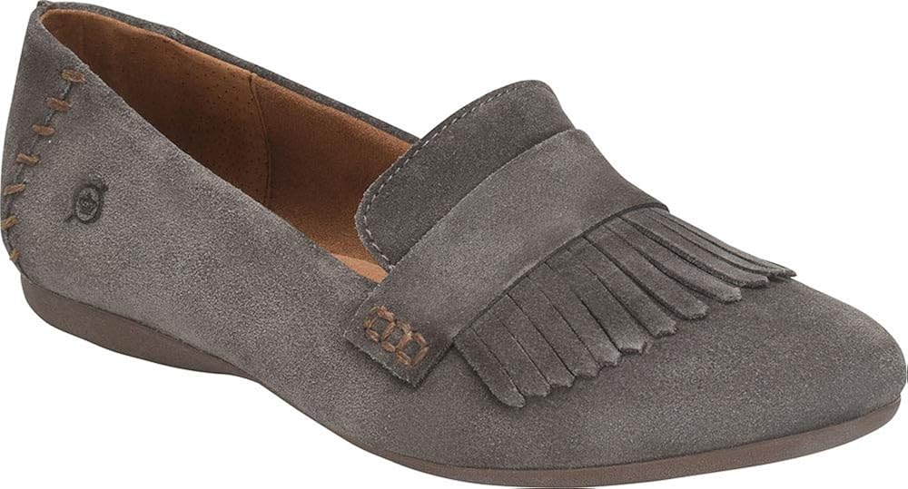 Born - Womens - McGee, Carbon Suede 