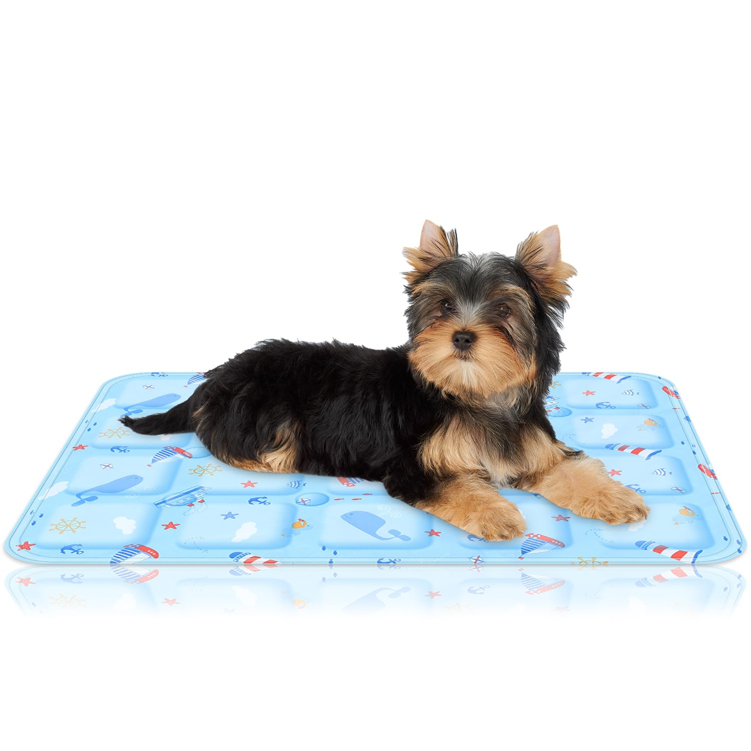 VReder Pet Cooling Mat for Dogs Cat Foldable Durable Water Filled Model Bed Cooling Mats