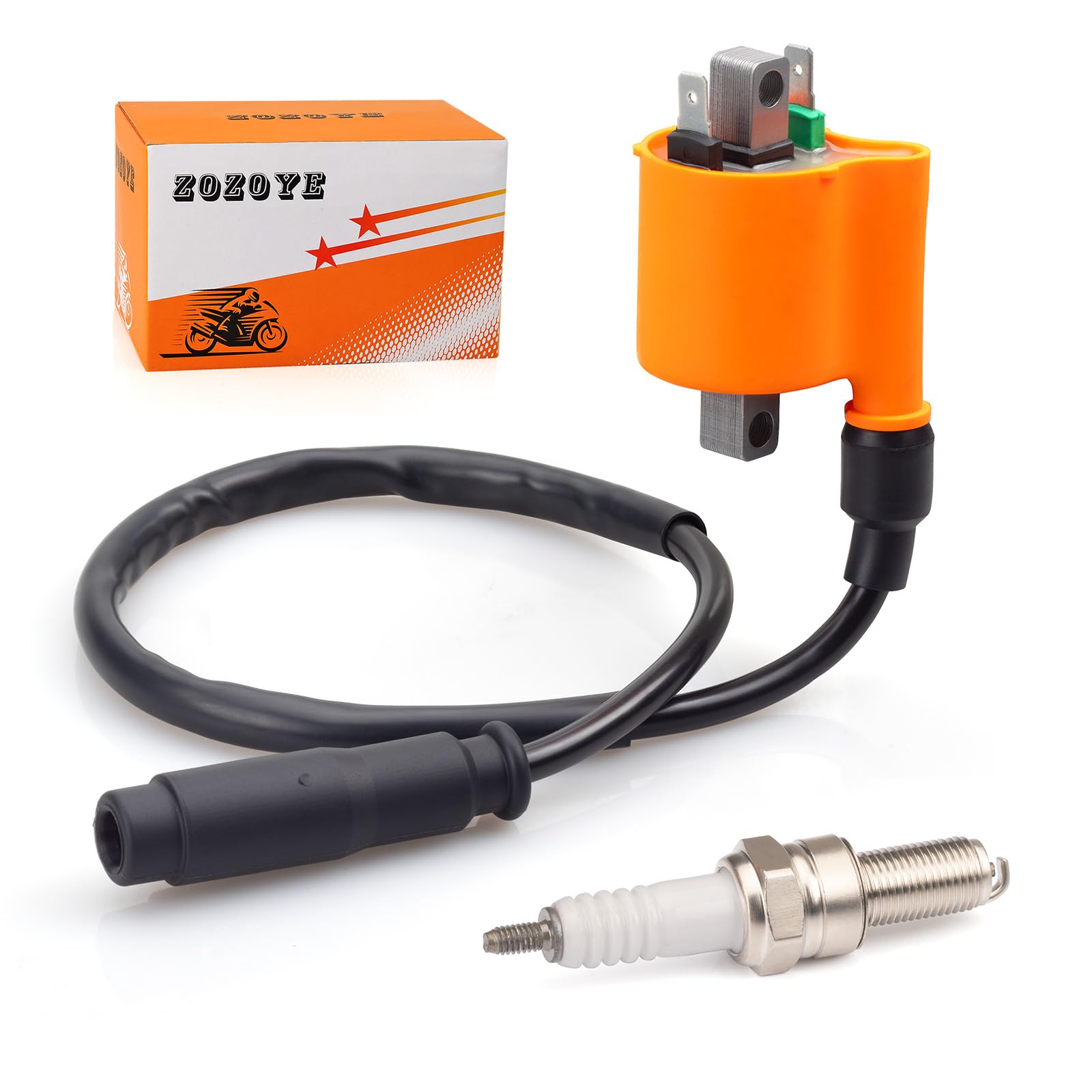 Caltric Ignition Coil & Spark Plug Cap Combo For Kawasaki Teryx 750 KRF750 4x4 2008 – Direct Fit