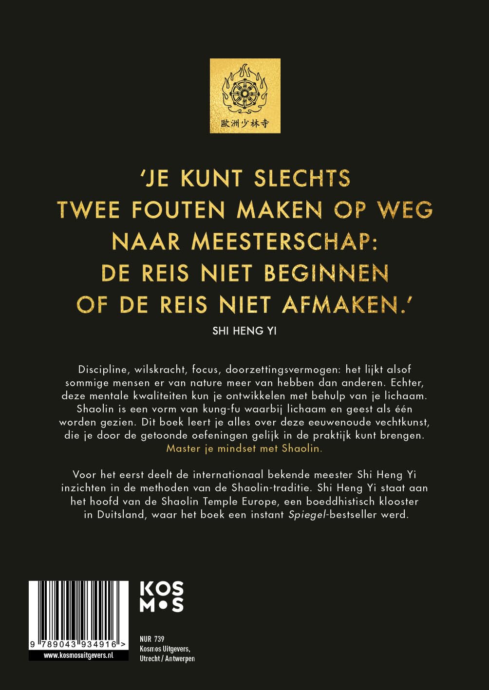 Shaolin spirit: meester over je eigen leven