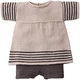 Toddler Girls' Linen Shorts and Dress - Knit Linen Set (3T(36M))