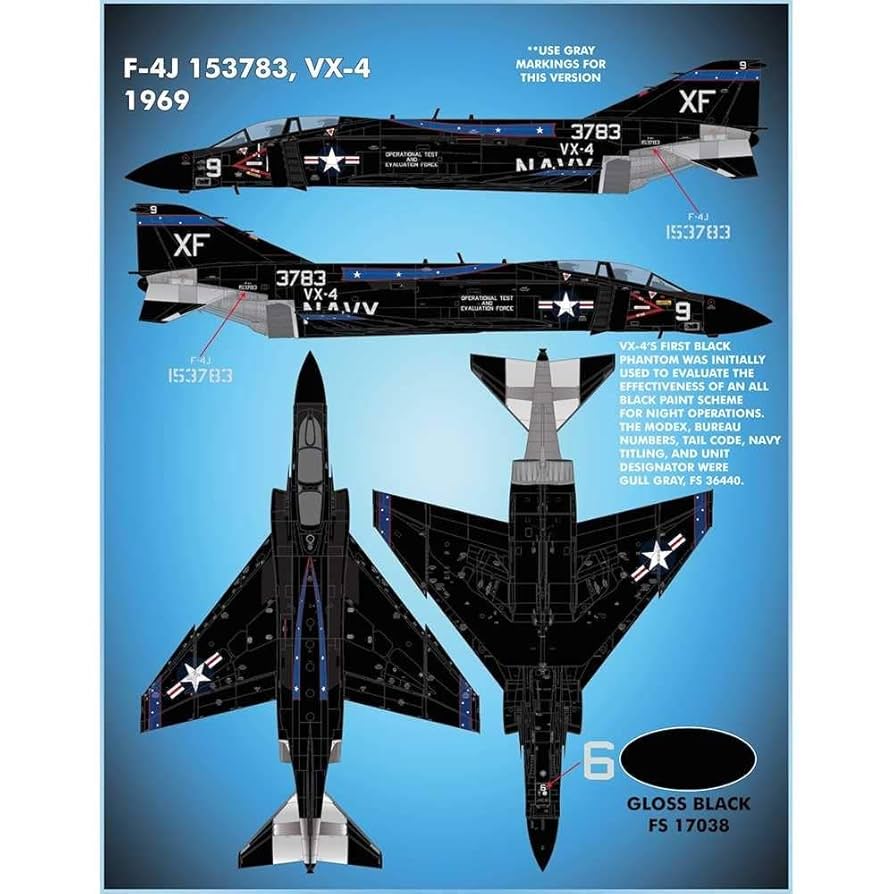 Amazon | FAD48-061 1/48 アメリカ海軍 F-4J VX-4 ブラック