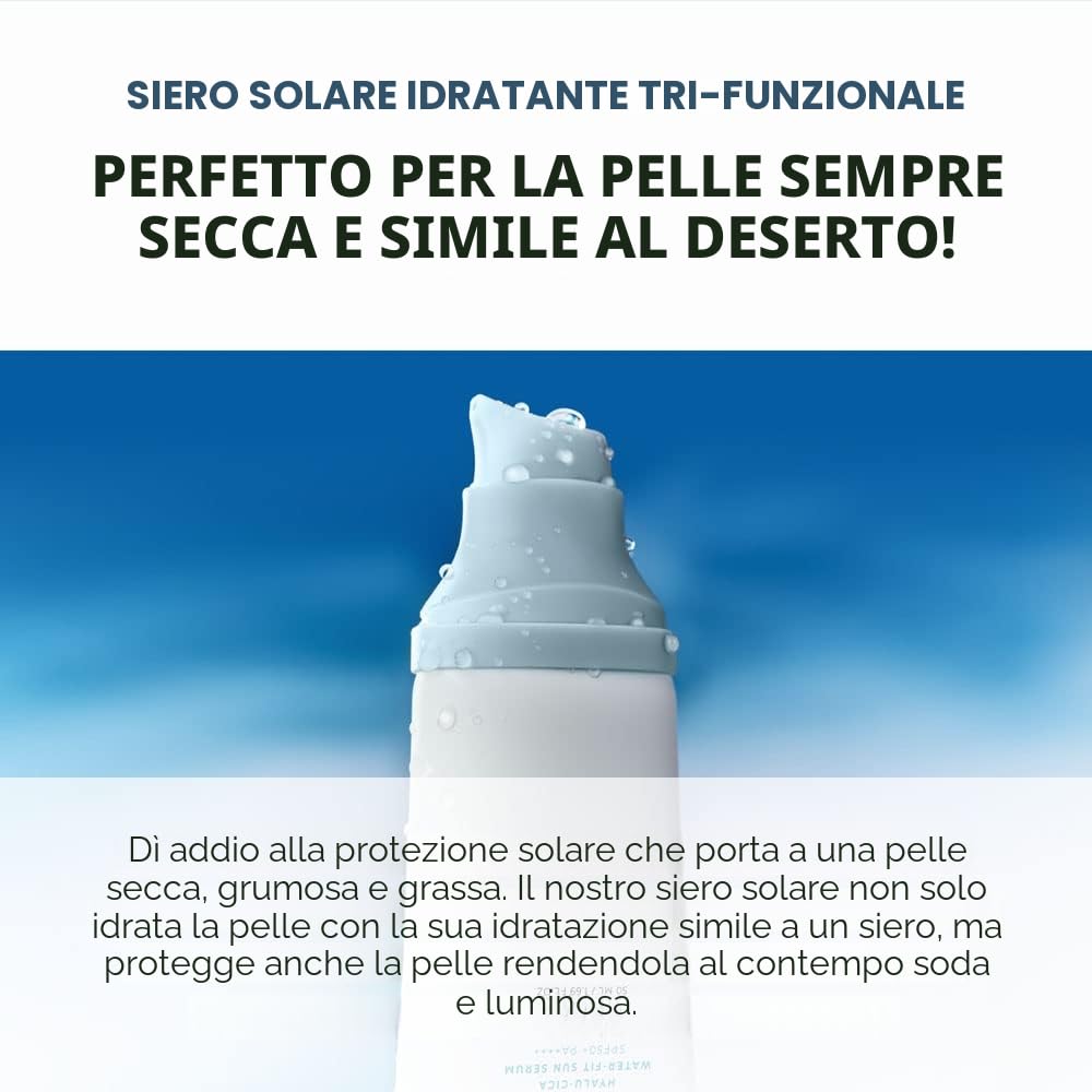 SKIN1004 Madagascar Centella Hyalu-Cica Water-Fit Sun Siero Set 2 pezzi