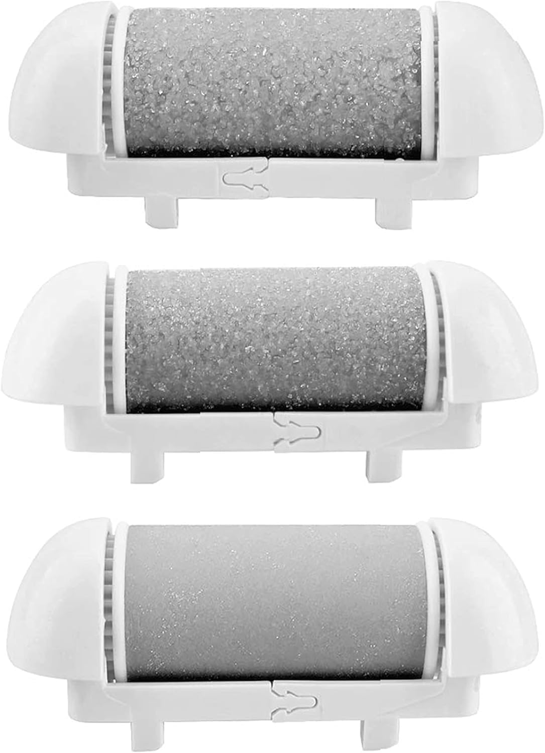 3 Different Replacement Roller Head for IWEEL/CIVYPRO/OTAZWA/ADAMPARK/ZIKILLYA/ELMCHEE/NICEBIRDIE Foot File Pedicure Tools for Feet Callus Shaver Pedicure kit for Cracked Heels and Dead Skin