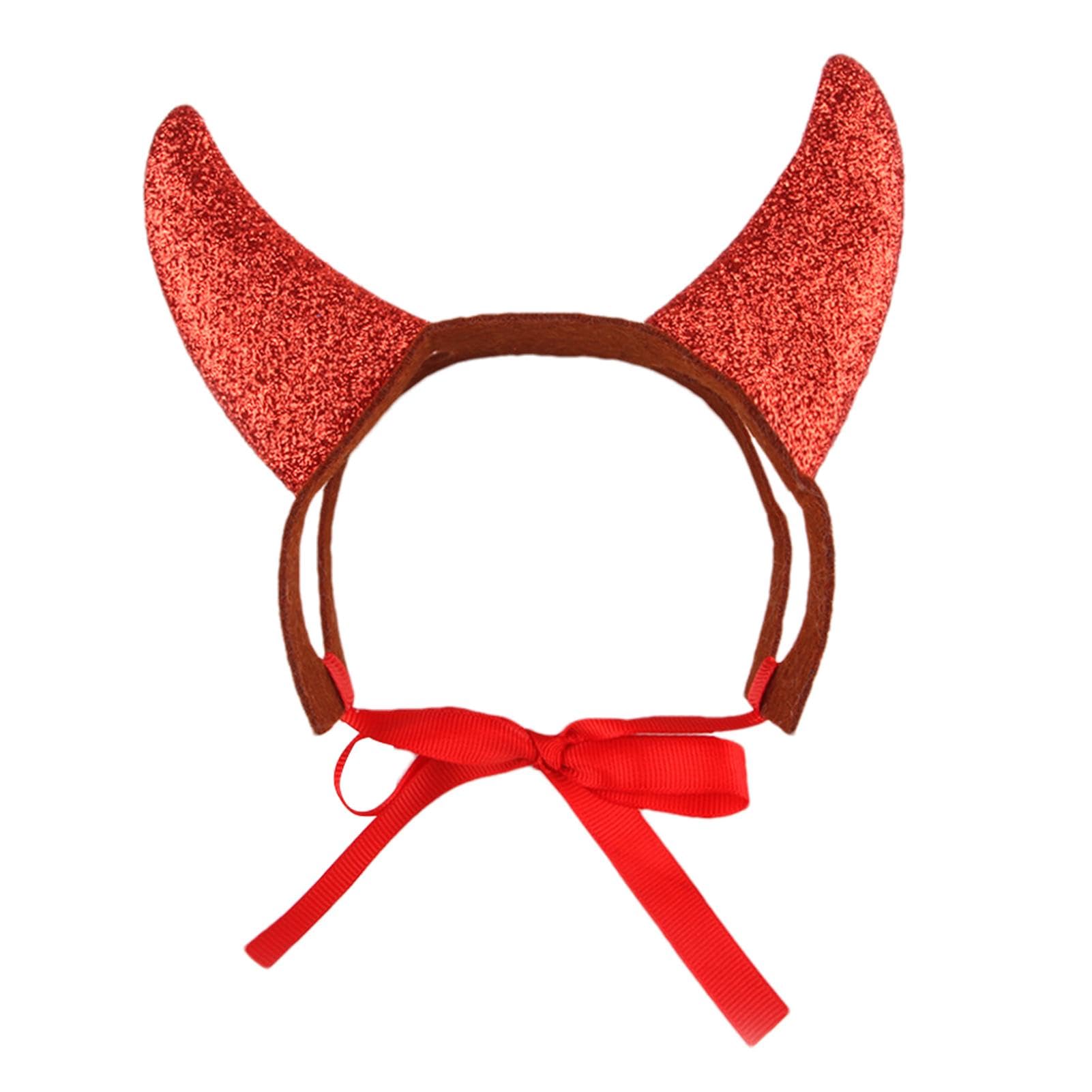 Bandeau De Cornes De Diable Drôle Pour Chiens Et Chats, Costume D