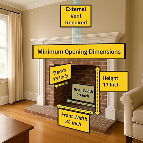 Vista 7 de RealFyre Peterson Fyreside - Juego de troncos de roble vivo de 24 pulgadas con quemador ventilado, válvula de control piloto de seguridad automática