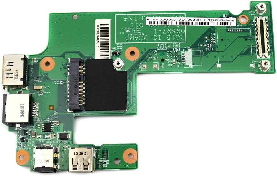 BEHZ DC Power USB eSATA IO Board DG15 RJ45 for Dell Inspiron N5010 M5010 15R Dell 48.4HH02.011 DC Power USB eSATA IO BOARD DG15 RJ45