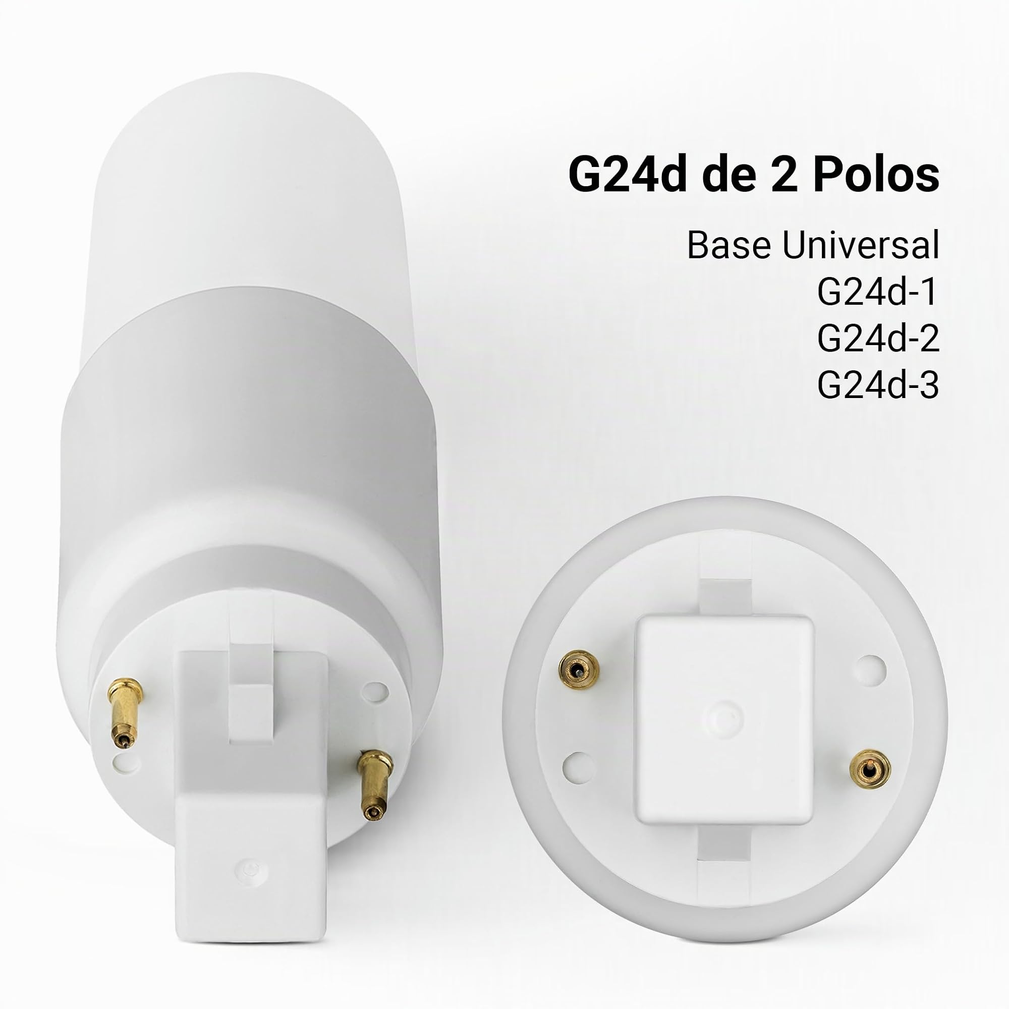 SEBSON Bombilla LED G24 7W Equivalente a 50W - Juego de 10-660 Lúmenes | Blanco Neutro 4000K No Regulable - Angulo de Haz 220° - Bombilla G24d universal 230V