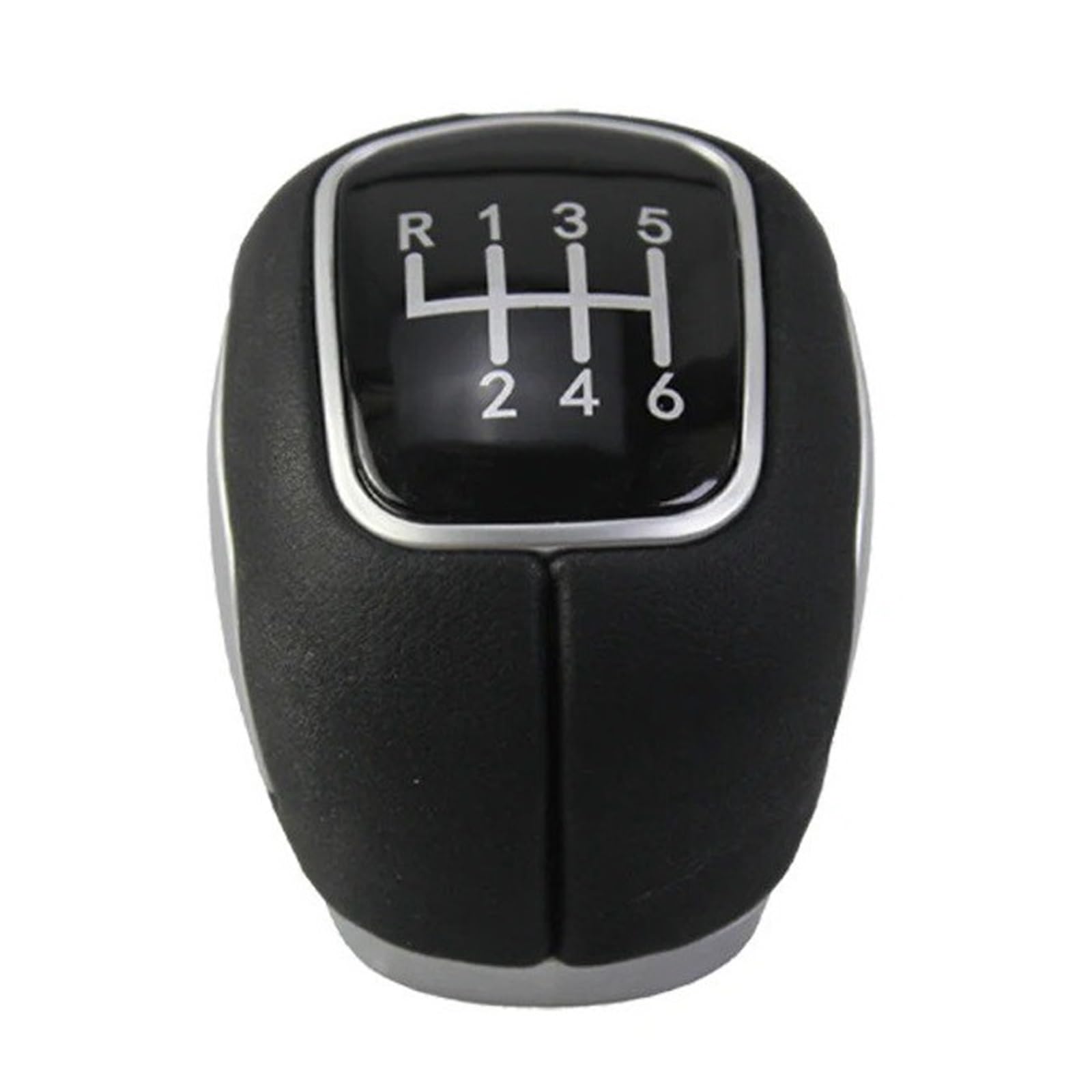 tusgt Gear Shifter Knob Head for Mitsubishi for Outlander for Lancer IX for Evolution Car 5/6 Speed Manual Gear Shift Knob Lever HeadBall Accessories(Black 6 Speed 12mm)
