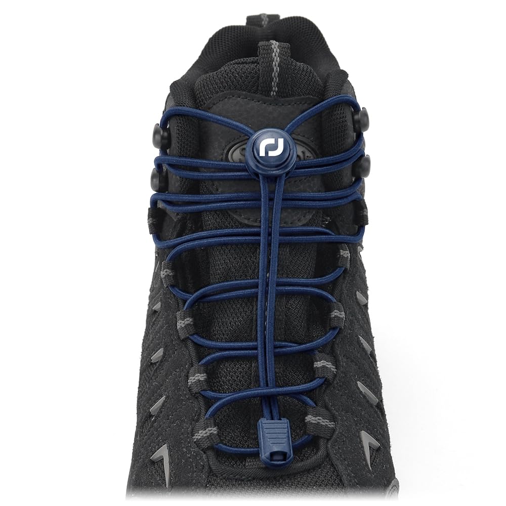 Lacets extra longs sans lacets, élastiques ronds sans lacets pour chaussures de randonnée, bottes de travail et chaussures de course