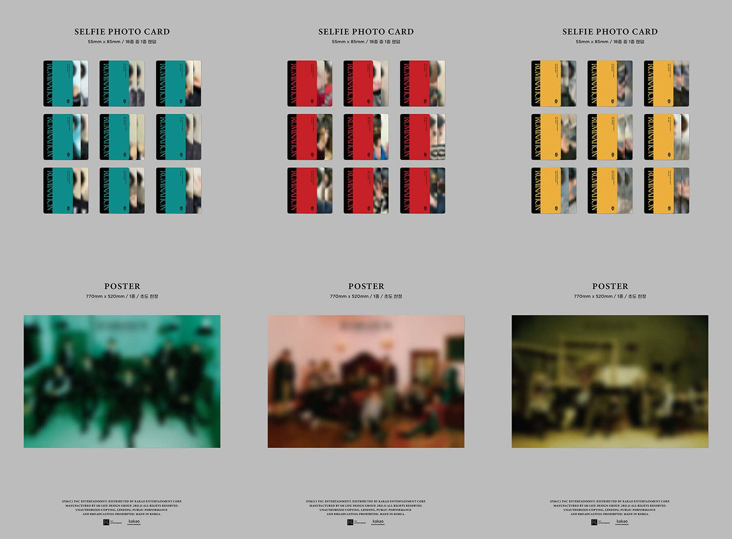 Amazon.com: SF9 RUMINATION 10th Mini Album. ( SCAR / BLOOD