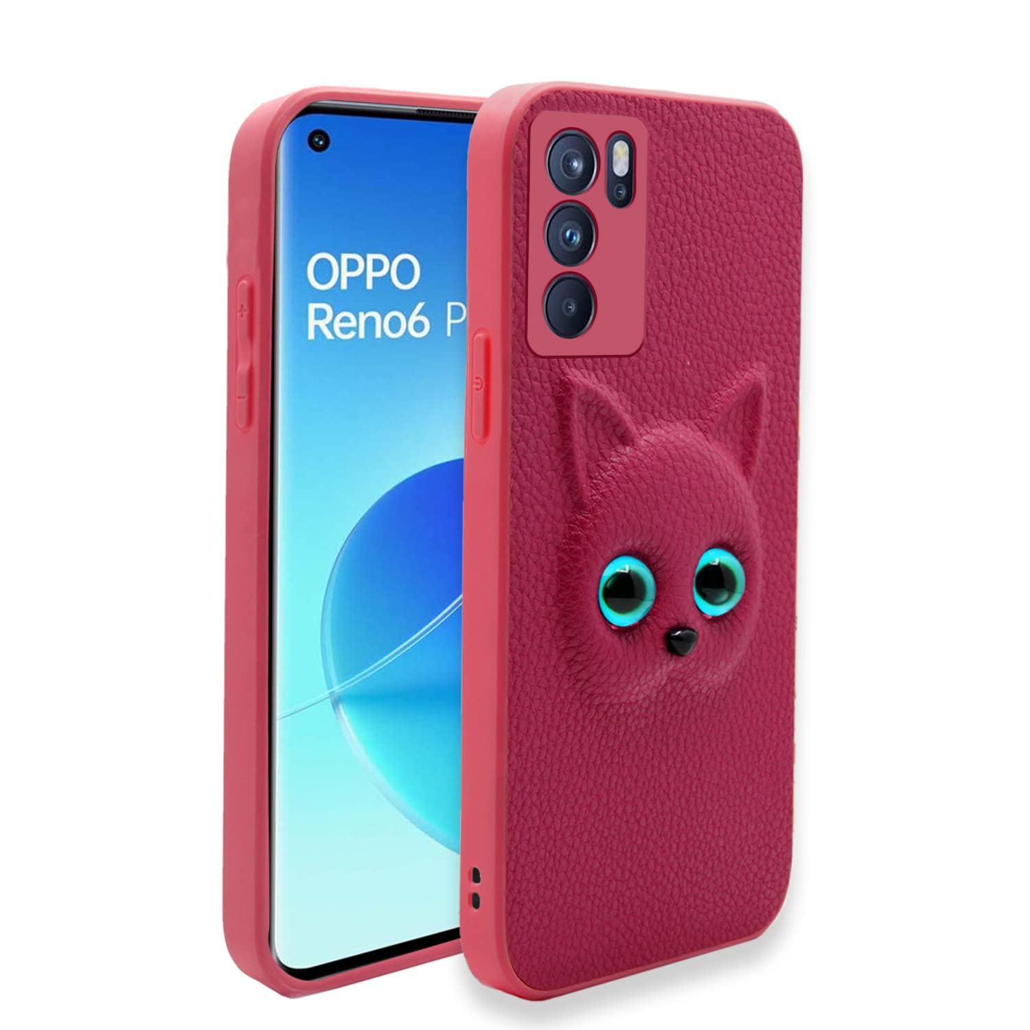 Aanshi Oppo Reno 6 Back Case Cover for Girls | 3D Effect | 360 Degree Protection | Soft Feeling TPU | Case Cover for Oppo Reno 6 - Animal Pink (B0BBJNTFW7) Amazon Price History, Amazon Price Tracker