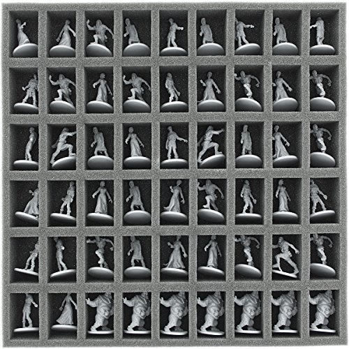 Feldherr AG035ZC02 35 mm Schaumstoffeinlage mit 54 Fächern kompatibel mit Zombicide Brettspiel Box – Bild 6