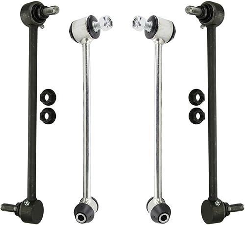 Miniatura 21 de Detroit Axle - 4 barras estabilizadoras para Jeep Grand Cherokee Commander 2005-2010 2006 2007 2008 2009 de repuesto delantero y trasero