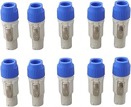Bebykilemi Conector de alimentación de altavoz de 3 pines macho 20 A 250 V CA luz de escenario profesional para conector de señal DMX para luces de cabeza móvil, cable de alimentación de computadora
