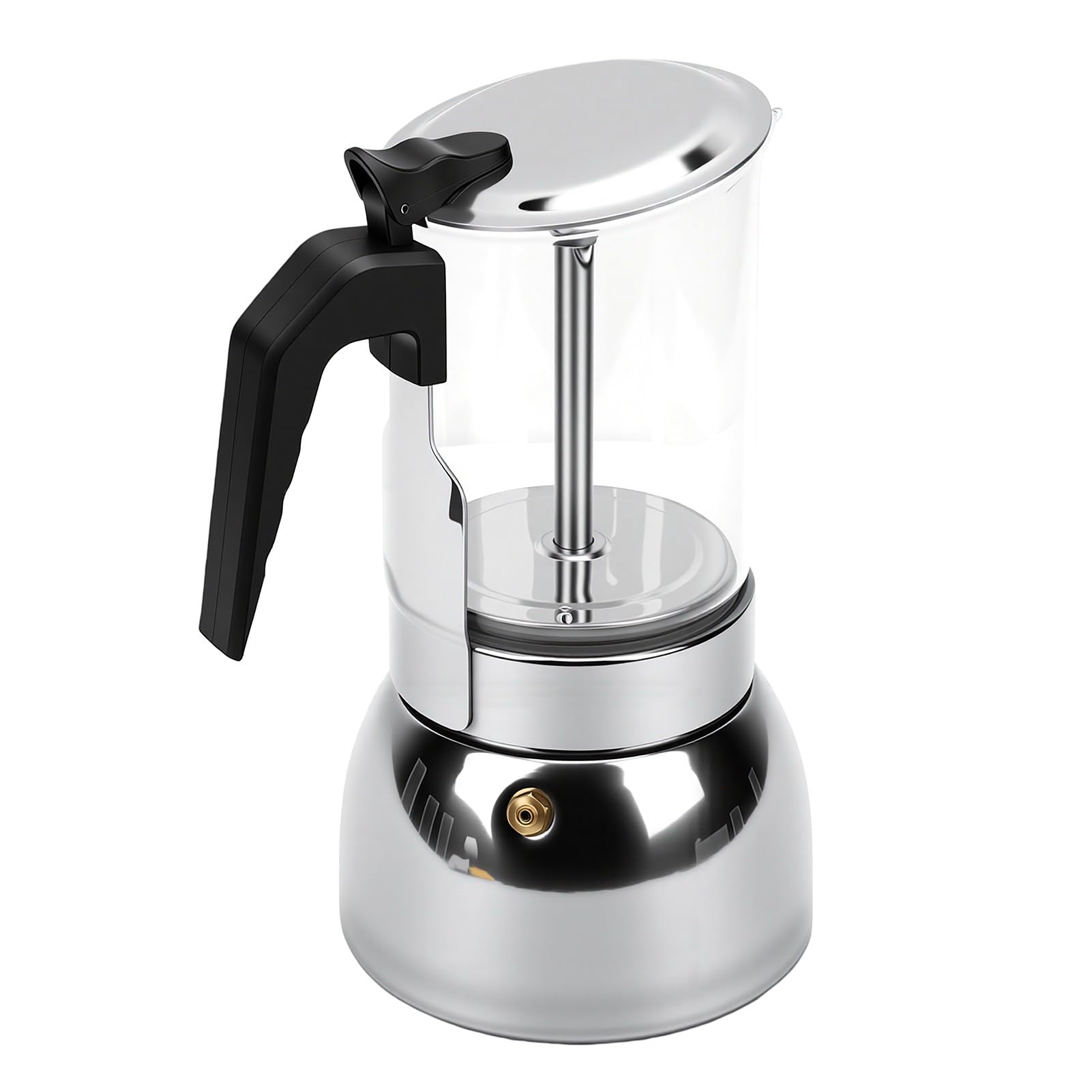 Annadue Ekspres do Kawy na kuchenkę 450ml, Stal Nierdzewna 304, 9