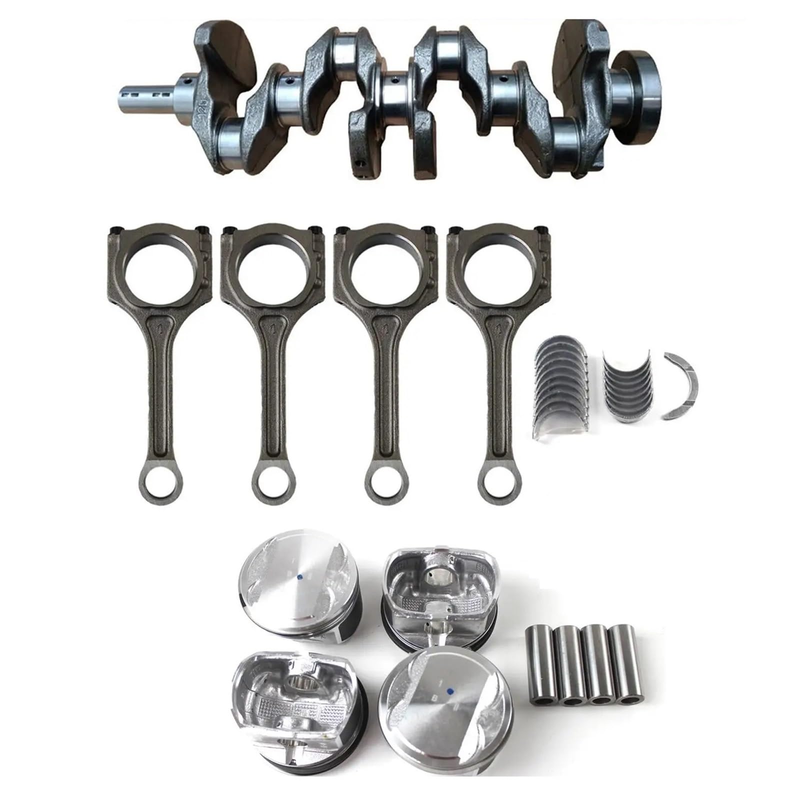 Zestaw cylindra G4KD 2.0L silnik przebudowany zestaw remontowy wał korbowy pasuje do Kia 2007-2015 23410-2G00 23111-2G010 23510-25030 21020-2G010 OEM