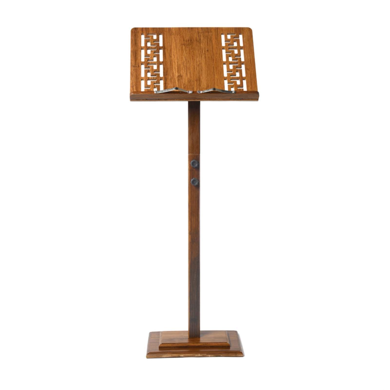 Leggio Musicale, Podio Professionale In Legno Con Altezza Regolabile E Supporto Musicale Portatile Robusto E Leggero Per Prestazioni Di Strumenti Musicali Violino Per Chitarra In Legno Massello(A)