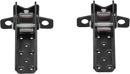 Miniatura 5 de Estriberas universales para motocicleta, reposapiés plegables, pedal de acero, color negro, universal para motocicleta retro, ATV