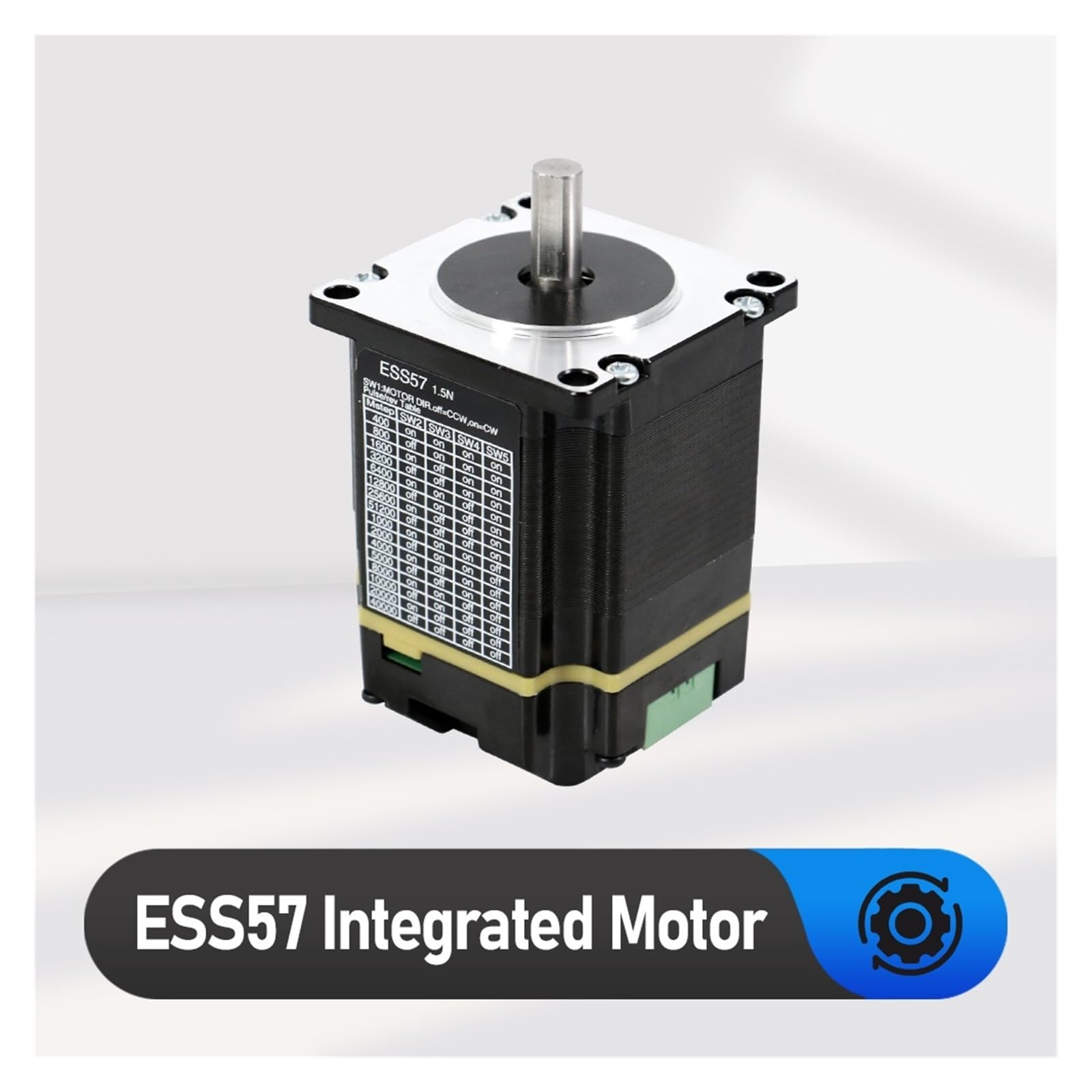 Nema 23 Integrierter Motor 36 V Gleichstrommotoren ESS57 1,5 Nm 2, 3 4, A Nema23 Schrittmotor mit geschlossenem Regelkreis for Drucker(3Nm)