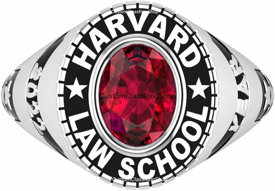 Customized Sterling Silver Girl Women oval Class Ring High School College University 2024 2025 senior junior nombre Custom Graduation Gift Her Fully Personalized