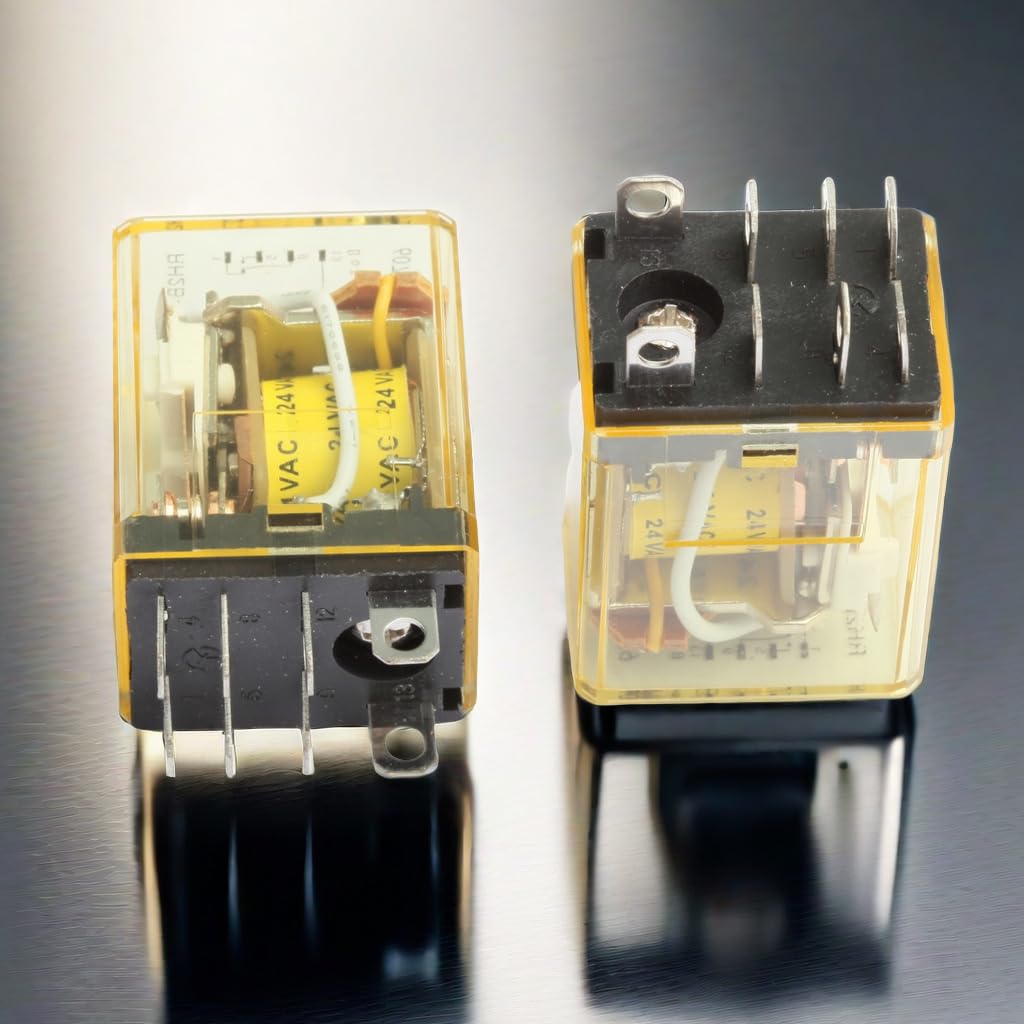 RH2B-U AC24V/8pins/10A Power Relay?2Pieces?