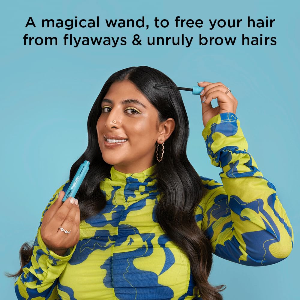 Noughty 97% Frizz Natural Frizz Magic Strands Away Flyaway Wand, Contrôle les cheveux et les sourcils crépus, Finition lisse et non grasse, à l’huile de marula et à l’huile de noix de coco 12ml
