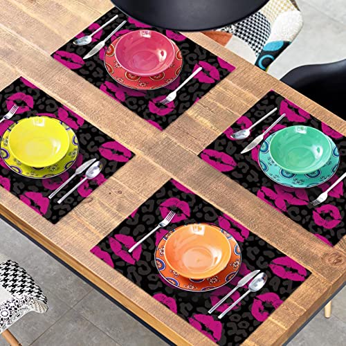 Set de table pour table de salle à manger anti-rayure et lavable - 8