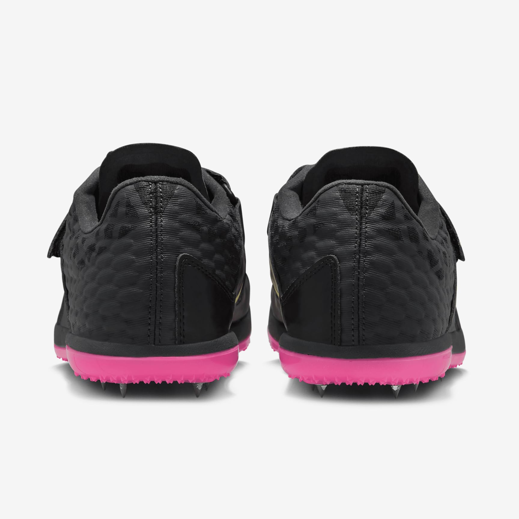 Nike High Jump Elite Track & Field Jumping Spikes (806561-003, Anthracite/Black/Light Lemon Twist/Fierce Pink) Size 8.5 - Image 6