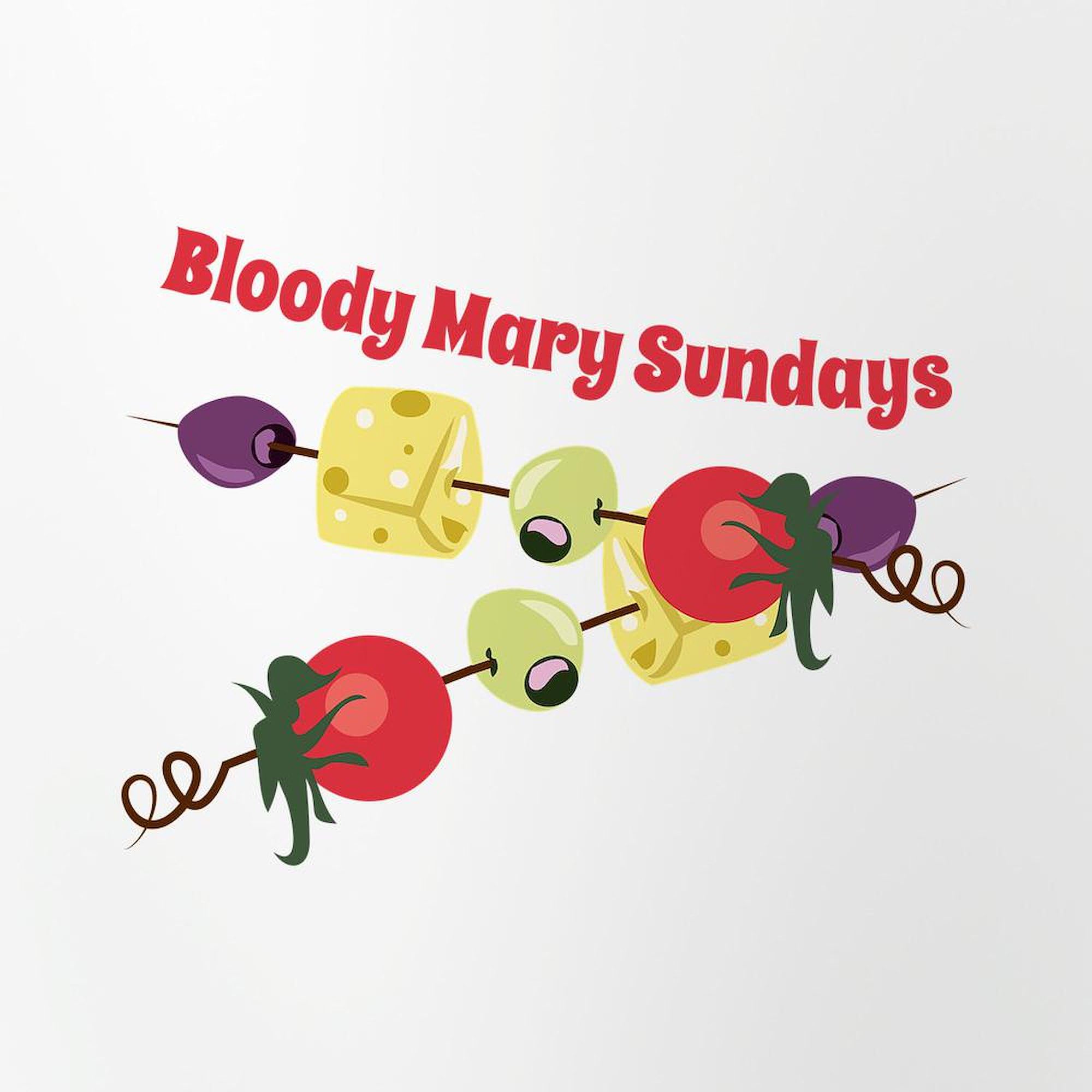 CafePress Bloody Mary Sundays Pint Glass, 16 oz. Drinking Glass