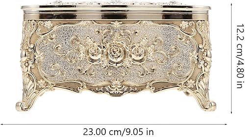 Miniatura 2 de Cabilock Funda para caja de pañuelos de acrílico en relieve, soporte de pañuelos vintage, contenedor de toallas de papel para sala de estar y baño