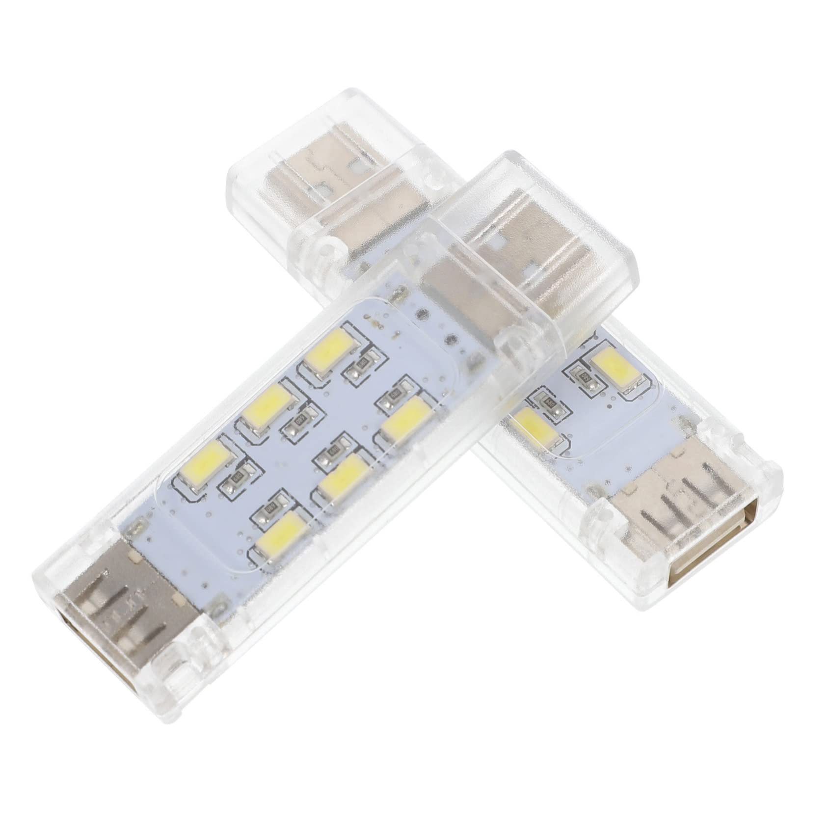 balacoo 2pcs LED Lamp Rechargeable Light for Night Use Portable and Lightweight Design for Reading Without Disturbing Others for Students and Dorm Rooms