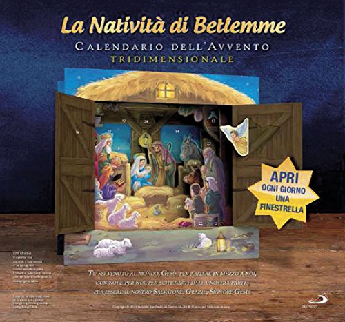 La natività di Betlemme. Calendario dell'Avvento tridimensionale. Ediz. illustrat