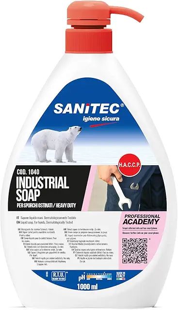 Sanitec Industria Desinfecterende Zeep voor Moeilijk Vuil, 1000 ml
