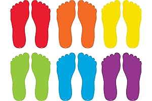 Spot On Floor Markers: "Footprints"