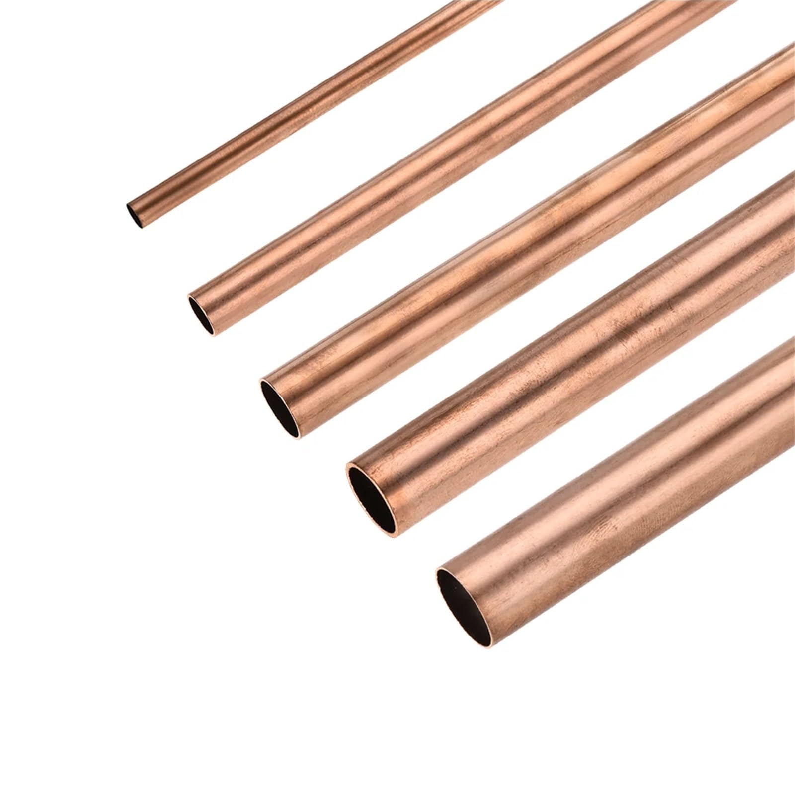 Fvdzrfie 19Mm X 1Mm X 100Mm Round Copper Tube 1Pc Copper Round Tube 8Mm-30Mm Od Hollow Straight Pipe Tubing 100Mm/200Mm/300Mm Length(19Mm X 1Mm X 100Mm)