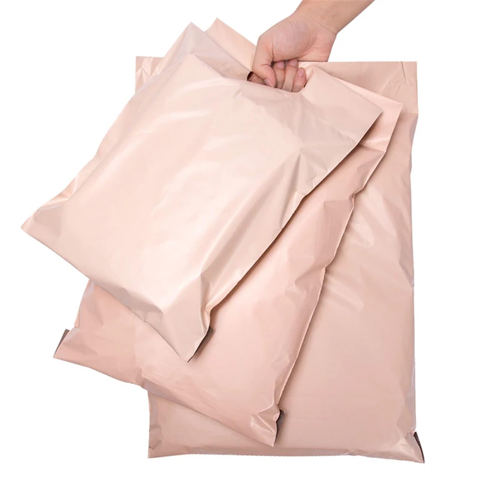 Torby kurierskie, Samoprzylepna plastikowa torba kurierska 50 szt. Morela(45x57x8x5cm 50pcs)