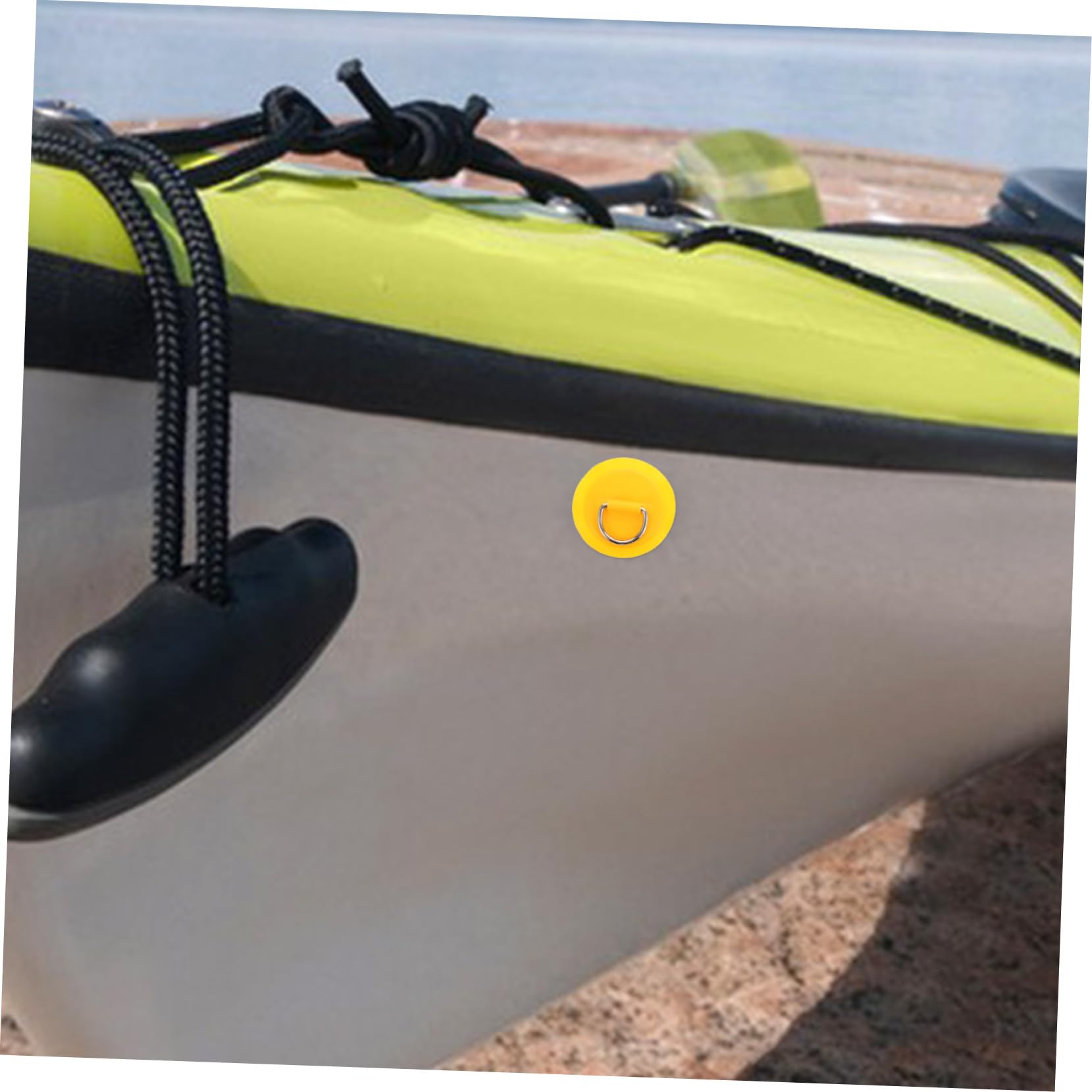10stücke Kayak D-förmige Schnallen Aus Edelstahl Elastische Seilbefestigungen Für Kajak Und Kanufittings Für Stabilen Halt Und Einfache Installation